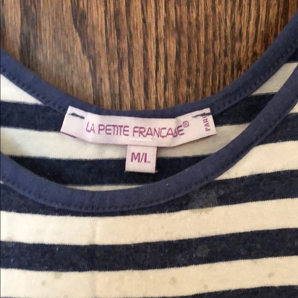 Blue-white striped tank top - Picture 3 of 4